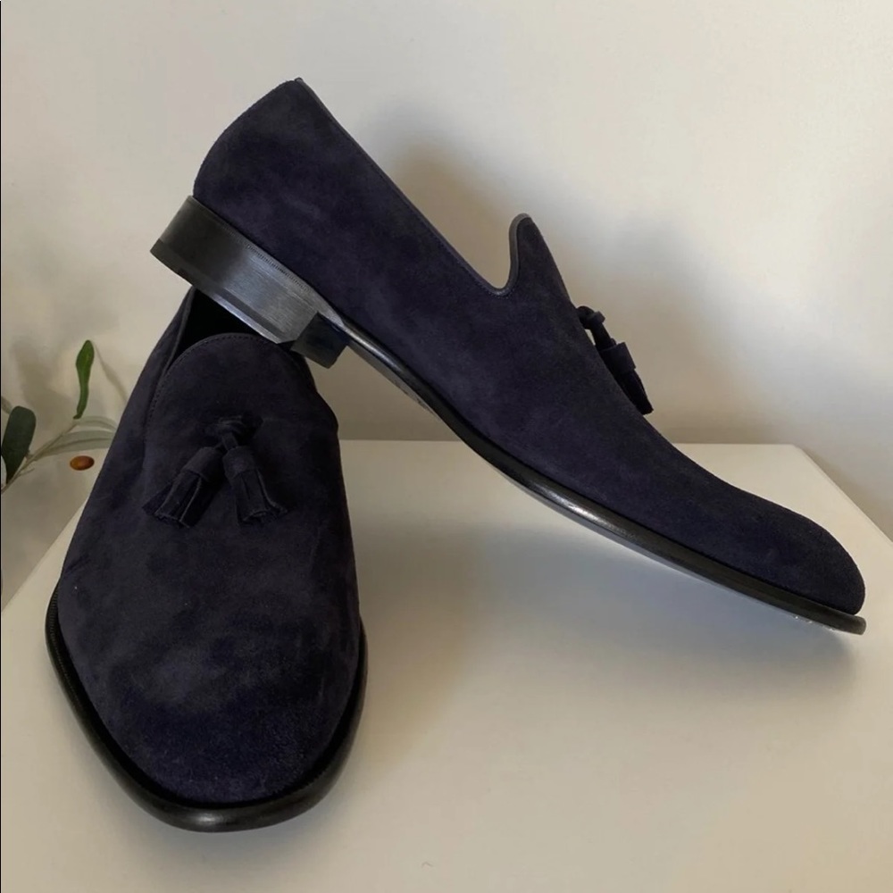Brand New Paul Evans Mens Suede Dress Shoes